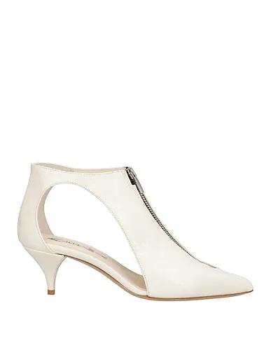White Baize Ankle boot