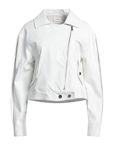 White Biker jacket