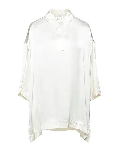 White Cady Solid color shirts & blouses