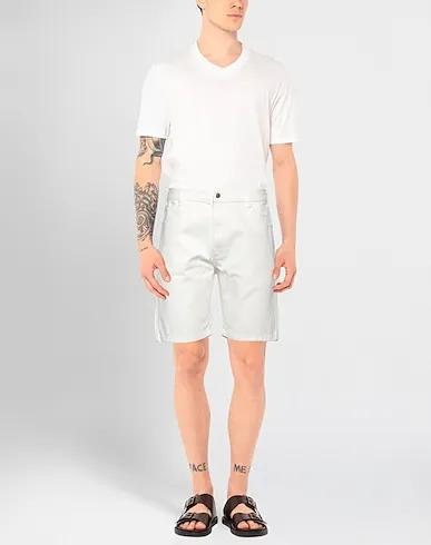 White Canvas Shorts & Bermuda