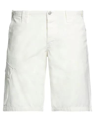 White Canvas Shorts & Bermuda