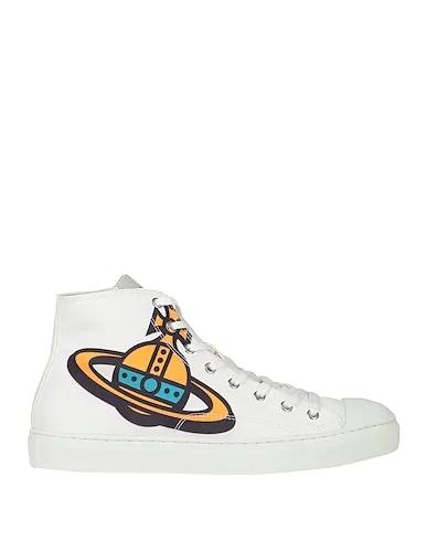 White Canvas Sneakers PLIMSOLL HIGH TOP
