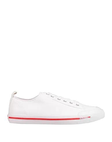 White Canvas Sneakers S-ATHOS LOW
