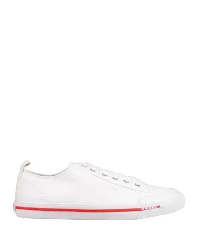 White Canvas Sneakers S-ATHOS LOW W
