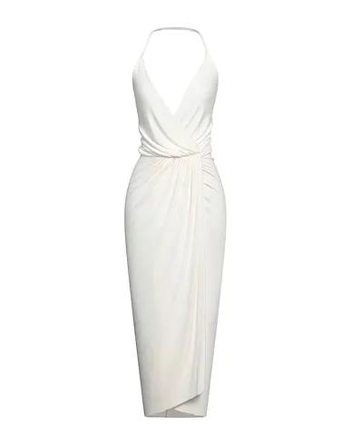 White Chenille Long dress