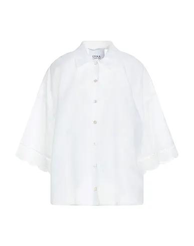 White Chiffon Lace shirts & blouses