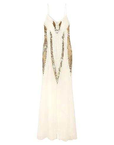 White Chiffon Long dress