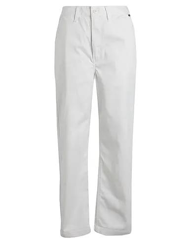White Cotton twill Casual pants WM AUTHENTIC WMN CHINO

