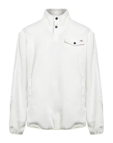 White Cotton twill Sweatshirt