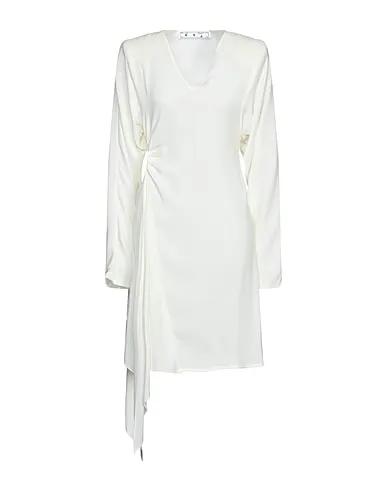 White Crêpe Elegant dress