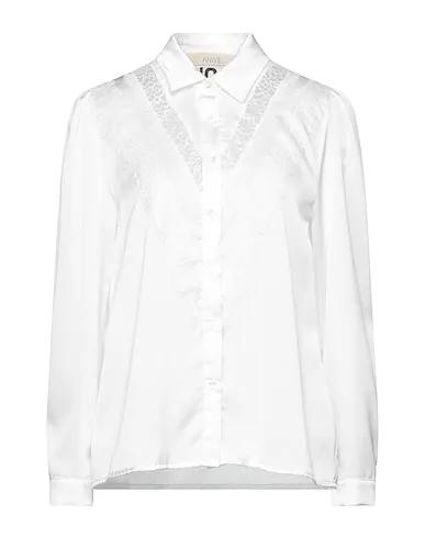 White Crêpe Lace shirts & blouses