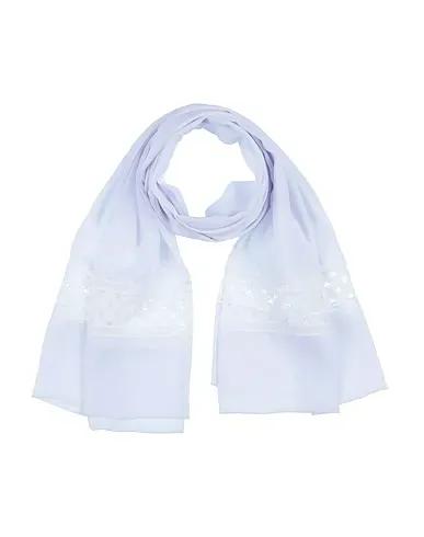 White Crêpe Scarves and foulards