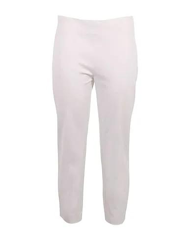 White Cropped pants & culottes STRETCH TWILL SKINNY PANT