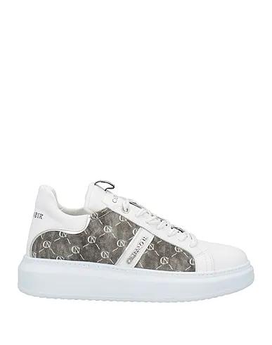 White Denim Sneakers