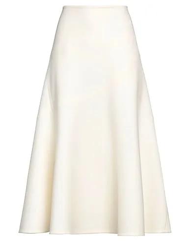 White Flannel Midi skirt