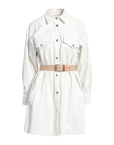 White Full-length jacket