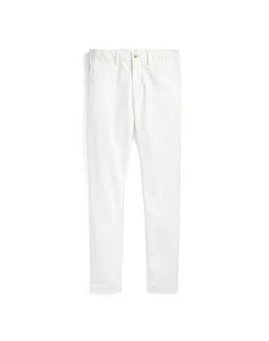 White Gabardine Casual pants STRETCH CHINO SKINNY PANT
