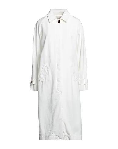 White Gabardine Full-length jacket