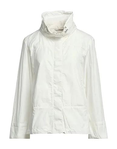 White Grosgrain Full-length jacket
