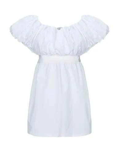 White Grosgrain Short dress