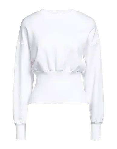 White Grosgrain Sweatshirt