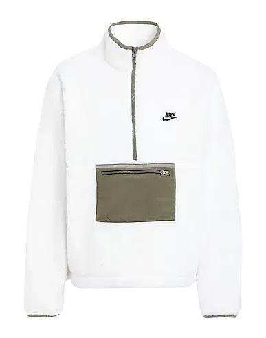 White Jacket Nike Club Fleece+ Men's 1/2-Zip Winterized Anorak