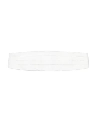 White Jacquard Fabric belt