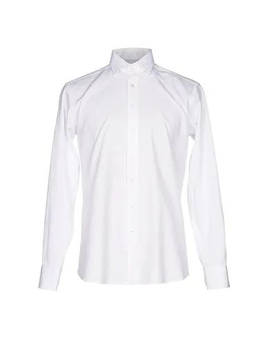 White Jacquard Patterned shirt