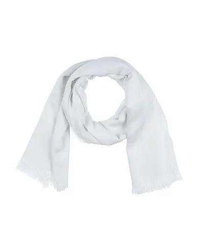 White Jacquard Scarves and foulards