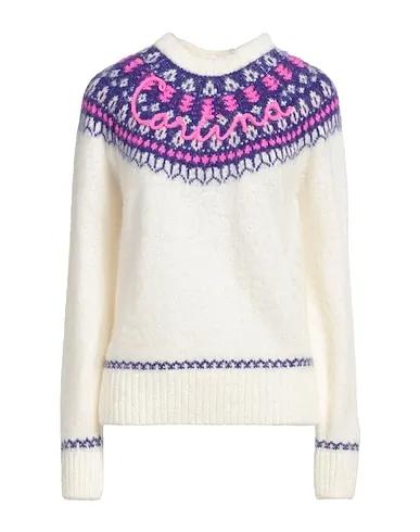 White Jacquard Sweater