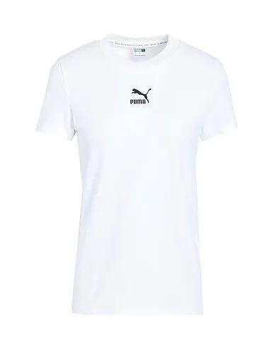White Jersey Basic T-shirt Classics Slim Tee
