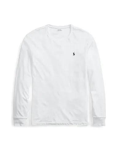 White Jersey Basic T-shirt CUSTOM SLIM FIT JERSEY T-SHIRT
