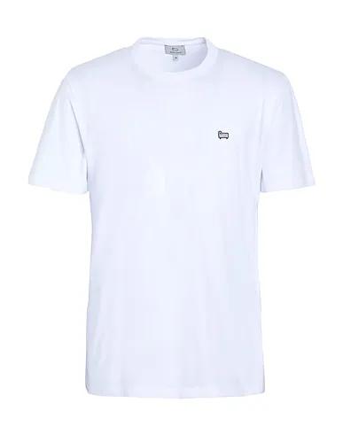 White Jersey Basic T-shirt SHEEP TEE 
