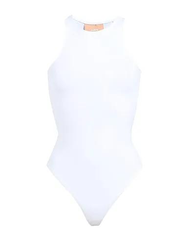 White Jersey Bodysuit
