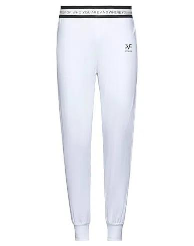 White Jersey Casual pants