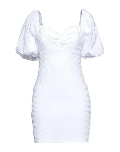 White Jersey Elegant dress
