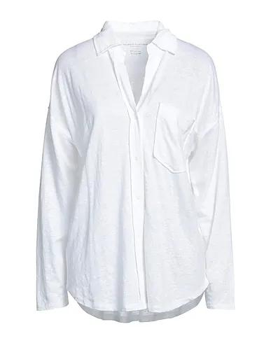 White Jersey Linen shirt