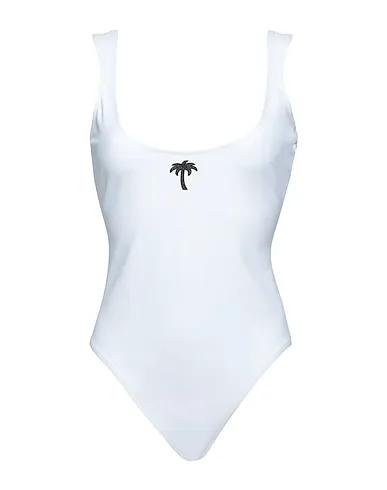 White Jersey One-piece swimsuits