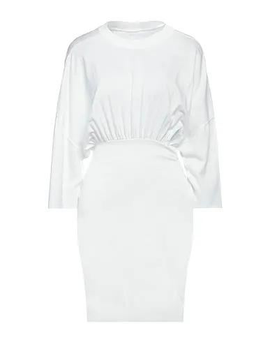 White Jersey Sheath dress