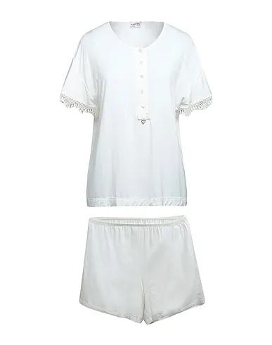 White Jersey Sleepwear