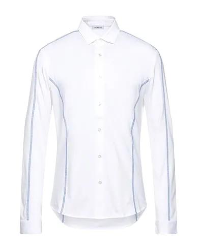 White Jersey Solid color shirt