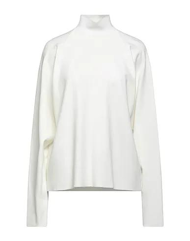 White Jersey Sweatshirt