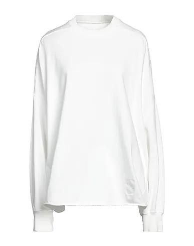 White Jersey Sweatshirt