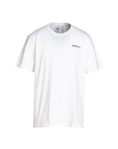 White Jersey T-shirt ADVENTURE MOUNTAIN BACK TEE
