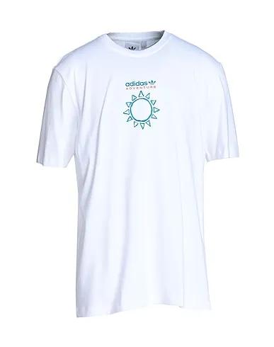 White Jersey T-shirt ADVENTURE NA TEE MWN
