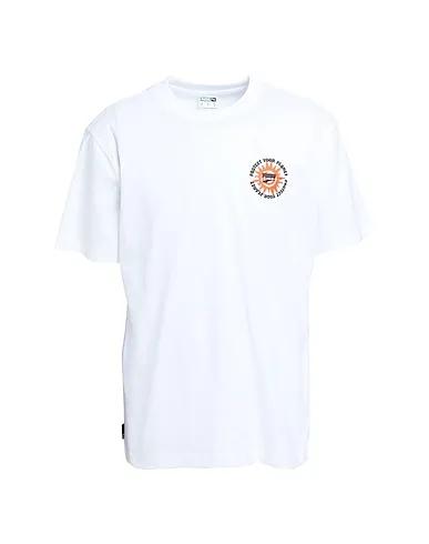 White Jersey T-shirt DOWNTOWN Graphic Tee