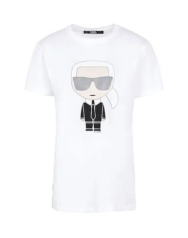 White Jersey T-shirt IKONIK KARL T-SHIRT
