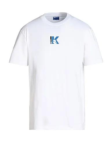 White Jersey T-shirt KLJ REGULAR K-LOGO SSLV TEE
