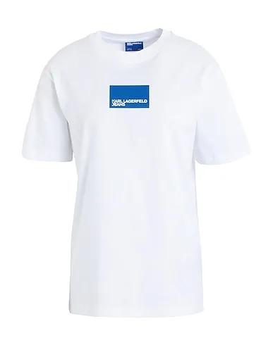 White Jersey T-shirt KLJ REGULAR SSLV LOGO TEE
