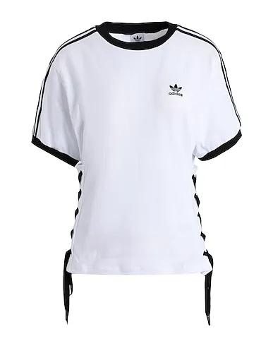 White Jersey T-shirt LACED TEE
